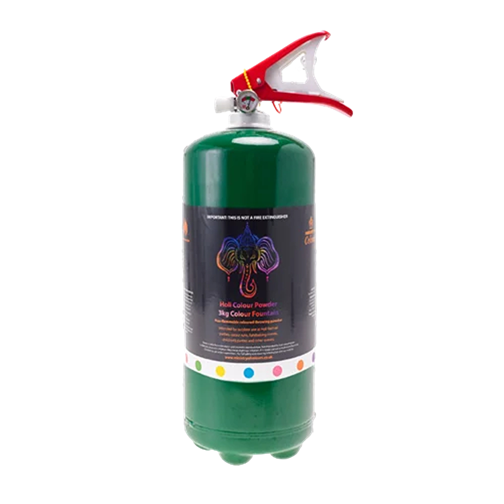 Colour Powder Fountain - Green