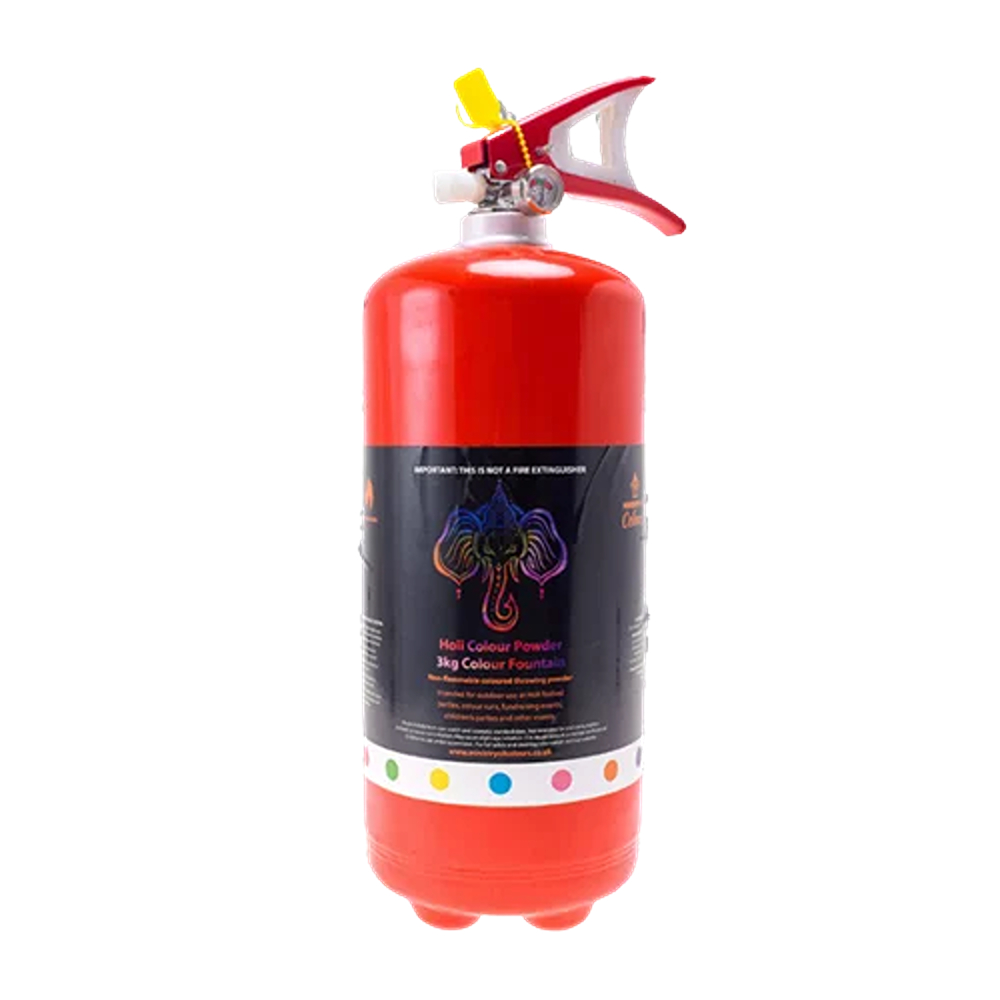 Colour Powder Fountain - Red