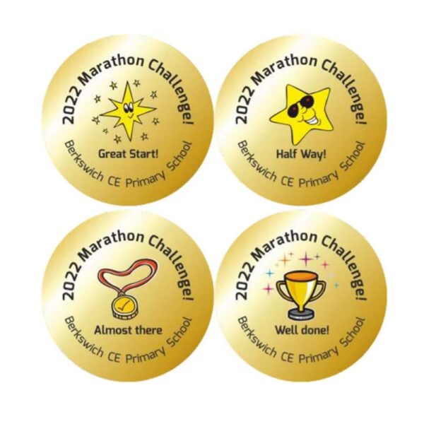 Marathon Challenge - Stickers | The School Run