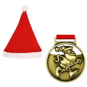 Santa Run Package - Hat and Medal